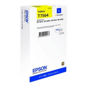 Epson C13T756440 / T7564 Tintenpatrone Original yellow