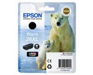 Epson T2621 / C13T26214010 / 26XL Druckerpatrone Original black