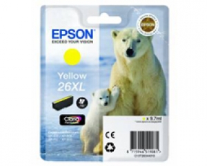 Epson T2634 / C13T26344010 / 26XL Druckerpatrone Original yellow