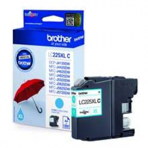 Original Brother LC-225XLC Tintenpatrone cyan XL