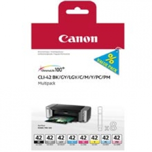 Original Canon 6384B010 / CLI-42 Tintenpatronen Sparset