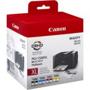 Original Canon 9182B004 / PGI-1500XLCMYBK Tintenpatronen Sparset