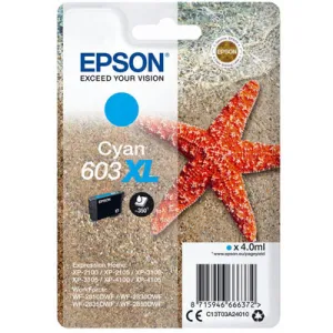 Original Epson C13T03A24010 Druckerpatrone 603XL cyan