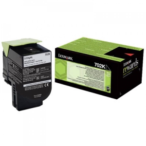 Original Lexmark 70C20K0 / 702K Toner black