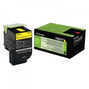 Original Lexmark 70C2HY0 / 702HY Toner yellow XL