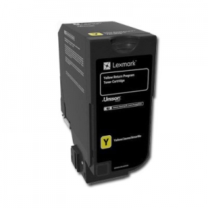 Original Lexmark 74C20Y0 Toner yellow return