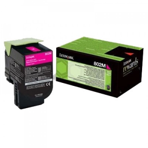 Original Lexmark 80C20M0 / 802M Toner magenta