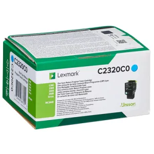 Original Lexmark C2320C0 Toner cyan