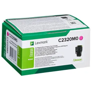 Original Lexmark C2320M0 Toner magenta