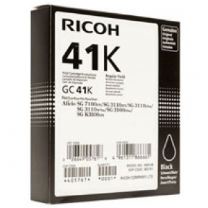 Original Ricoh 405761 / GC-41K Gelkartusche black XL