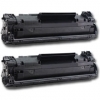 Toner kompatibel HP CF283A / 83A Doppelpack XL