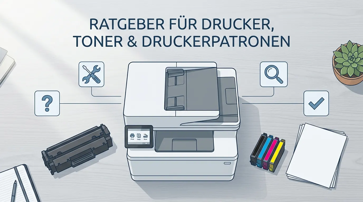 Übersicht aller Ratgeber zu Toner, Druckerpatronen und Druckern