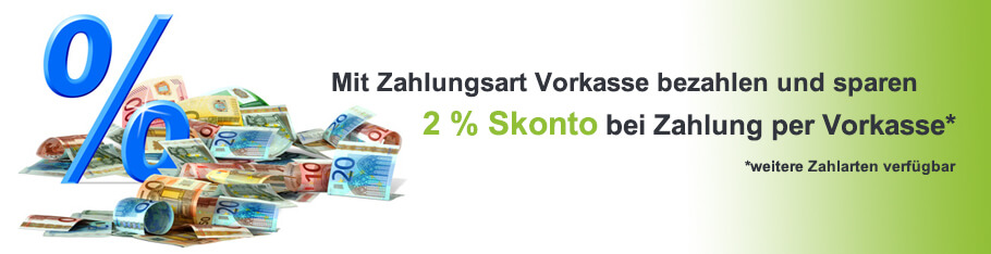 Skonto bei Vorkasse